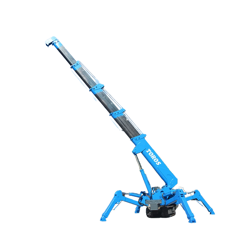 Mini Grue Hydraulique Diesel CE/Inondation en Caoutchouc, Petite Grue Mobile 1.2 à Souder 3 à Souder, 5 Tonnes, 8 Tonnes, Rapinoler Spider Crane