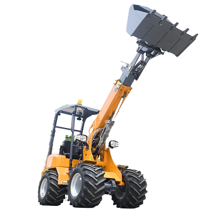 Mini chargeur sur pneus, 800kg, 1 tonne, Euro 5, CE, inonder, petit chargeur