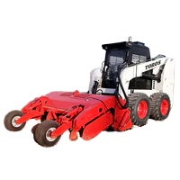 Mini-benne compacte pour Terrain chinois, avec chargeur à chenilles, camion de transport