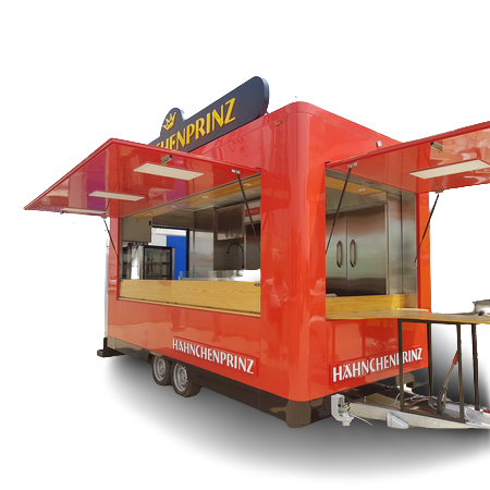 Camion de restauration rapide, Remorque mobile dominante et alimentaire, Chirurgiens Römork fe