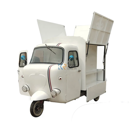 Camion de restauration rapide Lambro Street Mobile, remorque alimentaire, café, camionnette, bar à bière, tricycle électrique, Europe, 3 roues