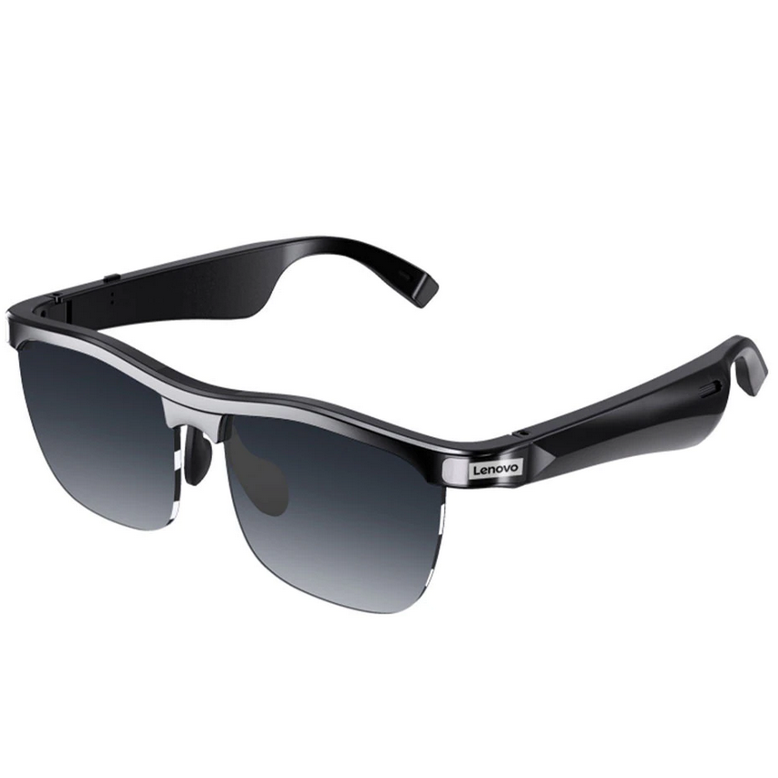 Lenovo – lunettes de soleil intelligentes, musique, batterie Portable, commande vocale, soins des oreilles, écouteurs à 2 canaux