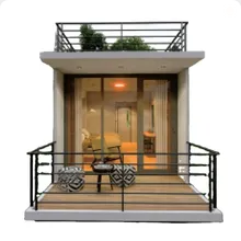 Petites Maisons de Glamping Modernes et Populaires, Personnalisables, Structure en Acier de Luxe