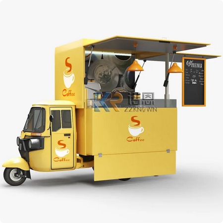 Piaggio Ape – camion d'alimentation électrique, kiosque de vente de café, expresso de café et de crème glacée, chariot de snacks, remorque Mini camion