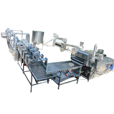 Ligne de production de croustilles de pommes de terre, entièrement automatique, frites congelées, machine exécutive, capacité de 200 à 2000kg