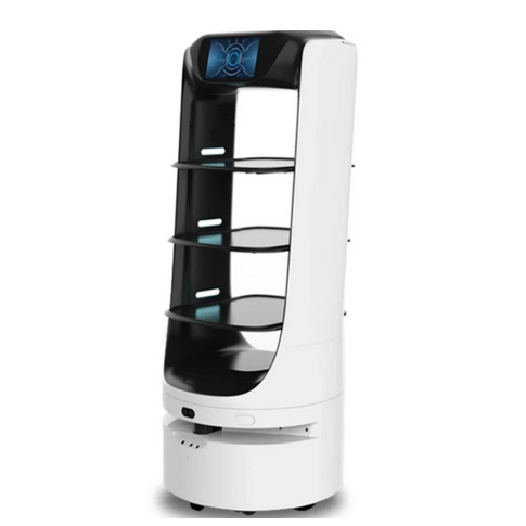 Robot de livraison avec voix intelligente et navigation autonome, robot de service au restaurant pour le service attribuable
