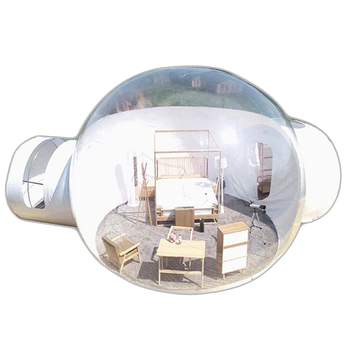 Tente à Bulles Gonflable Transparente, pour Camping en Plein Air, Maison Transparente, Cabine de Jardin, Lodge, Ciel Étoilé, avant, avec Souffleur Gratuit