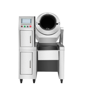 Machine de cuisson automatique au gaz naturel/liquéfié, en acier inoxydable, uniforme intelligent de chauffage au gaz commercial, appareil à friture