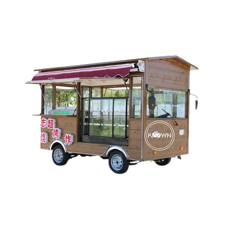 Camion alimentaire à gaz électrique OEM, vente de rue en Europe, kiosque à café, bus alimentaire mobile, camionnette à crème glacée