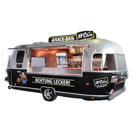 Chariot de crème glacée de camion de nourriture électrique personnalisé par OEM, vente mobile des USA, fourgon automatique attribuable avec la CE ISO