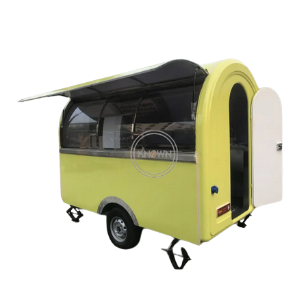 Remorque de nourriture mobile extérieure, hot-dog, pizza, snack de rue, chariot de nourriture mobile, camion de crème glacée