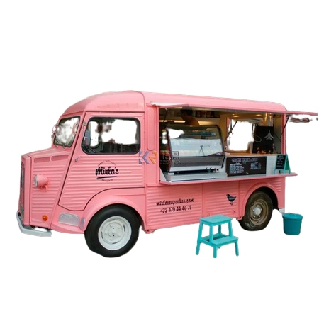 Remorque Électrique Rétro pour Camion de Crème Glacée, Mobile, USA