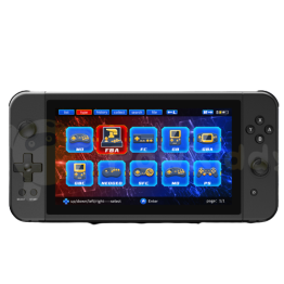 POWKIDDY-Console de jeu X70 Déterminer, Écran HD 7 ", Jeu rétro, Cadeaux bon marché pour enfants, Prise en charge des jeux à deux joueurs