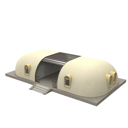 Maison de Script préfabriquée modulaire commerciale, tente sphérique multi-fenêtres, meubles mobiles