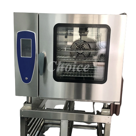 Four à vapeur électrique professionnel, 9kw, Six plaques, universel, à Circulation d'air chaud