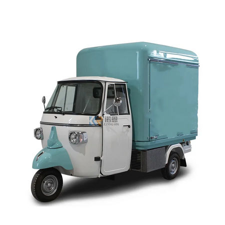 Camion de crème glacée à 3 roues, tricycle, vélo, vin, café, concession, chariot alimentaire