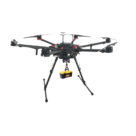 DJI Matrice 600 Pro Drone avec crochet de ULtélescopique, Tech pour le sauvetage et le importateur cargo