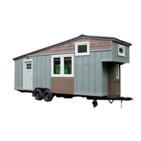 Maison Albinos de 24 Pouces (7.3m x 2.5m), Maison Préfabriquée, Architecture, Maison de Remorque
