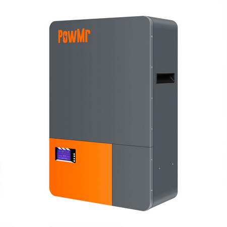 PowMr-Onduleur solaire hybride, hors réseau, onde sinusoïdale pure, contrôleur de chargeur solaire, port USB, 5KW, 48V, 220V, 5000W, MPPT 80A