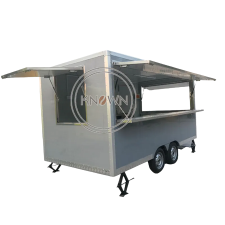 Camion de restauration rapide Chamonix, chariot de collation de crème glacée, camion de nourriture de dessert d'occasion, remorque mobile